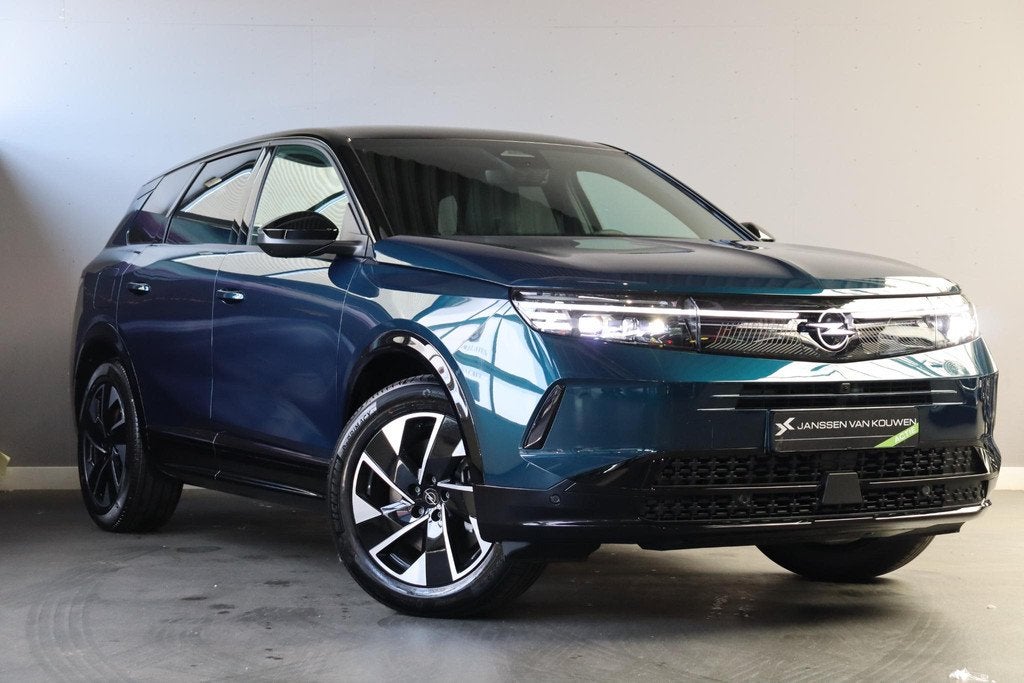 Opel Grandland 1.6 Turbo Plug-in-Hybrid GS 2+6 Jaar Garantie, Auto's, Opel, 12 maanden, Stof, 4 cilinders, Blauw