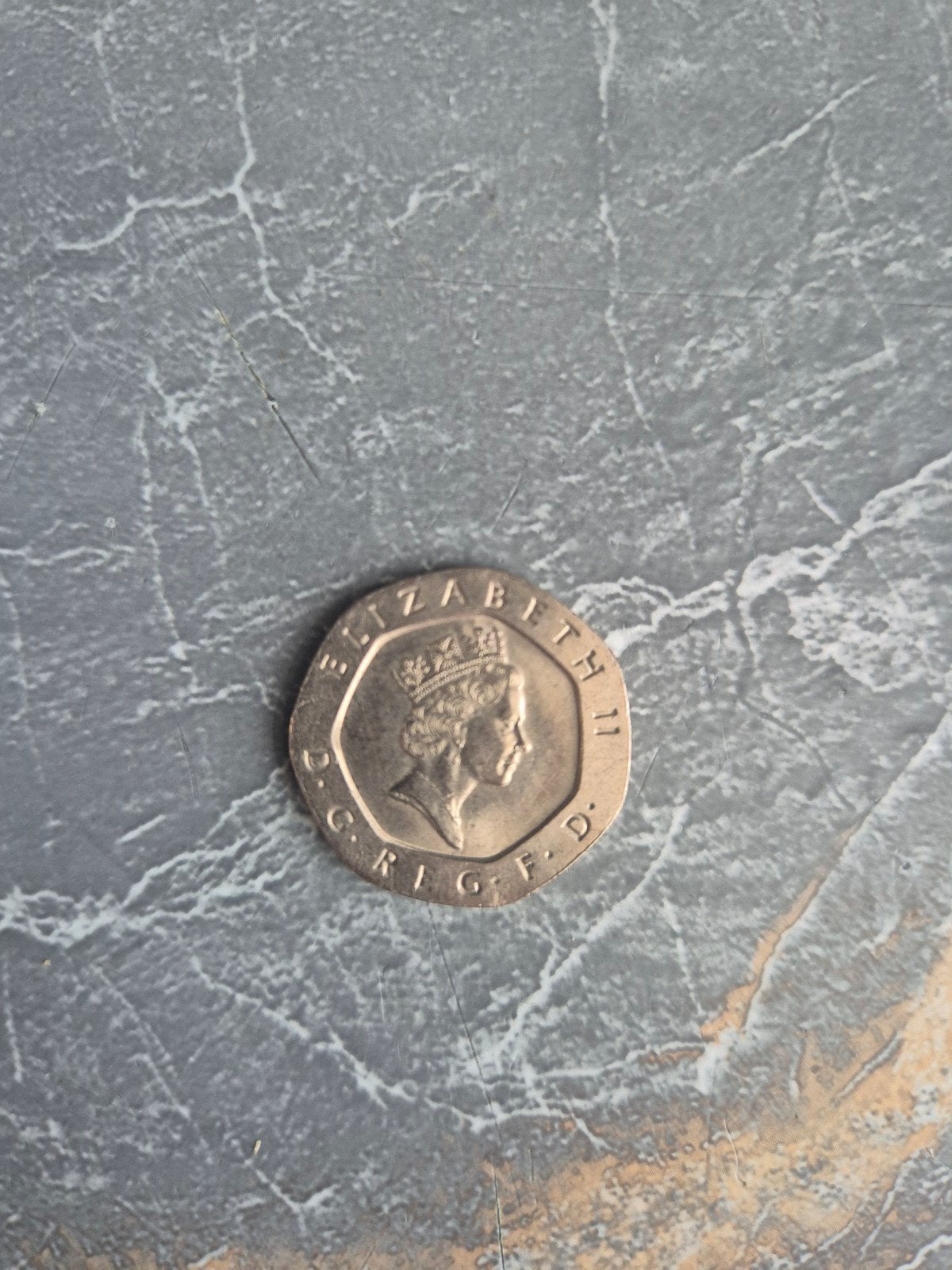 20 Pence munt uit 1993 - Elizabeth II, Postzegels en Munten, Ophalen of Verzenden, Overige landen, Losse munt