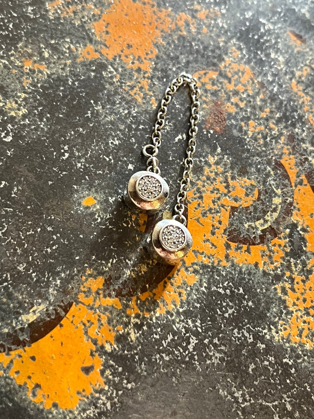 Pandora veiligheids kettinkje., Pandora, Ophalen of Verzenden, Zo goed als nieuw, Zilver