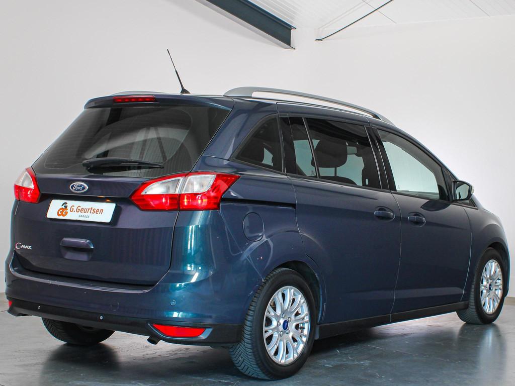 Ford Grand C-Max 1.6 Trend 7-Persoons, Airco, Stoelverwarmin, Auto's, Voorwielaandrijving, Gebruikt, 750 kg, 4 cilinders
