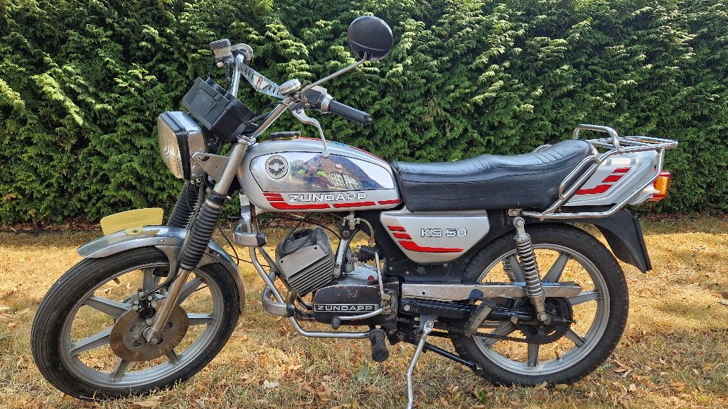 T.K. Brommer Zundapp KS 50, Bj 1977, type 517-35, 5-bak, Ophalen, Gebruikt, Maximaal 45 km/u, KS50