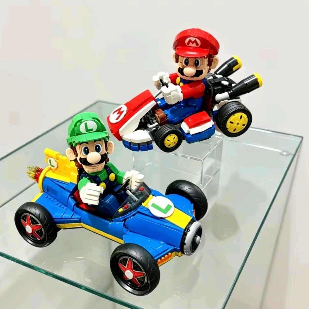 Mario Kart bouwsets - Mario en Luigi, Kinderen en Baby's, Speelgoed | Duplo en Lego, Ophalen of Verzenden, Zo goed als nieuw