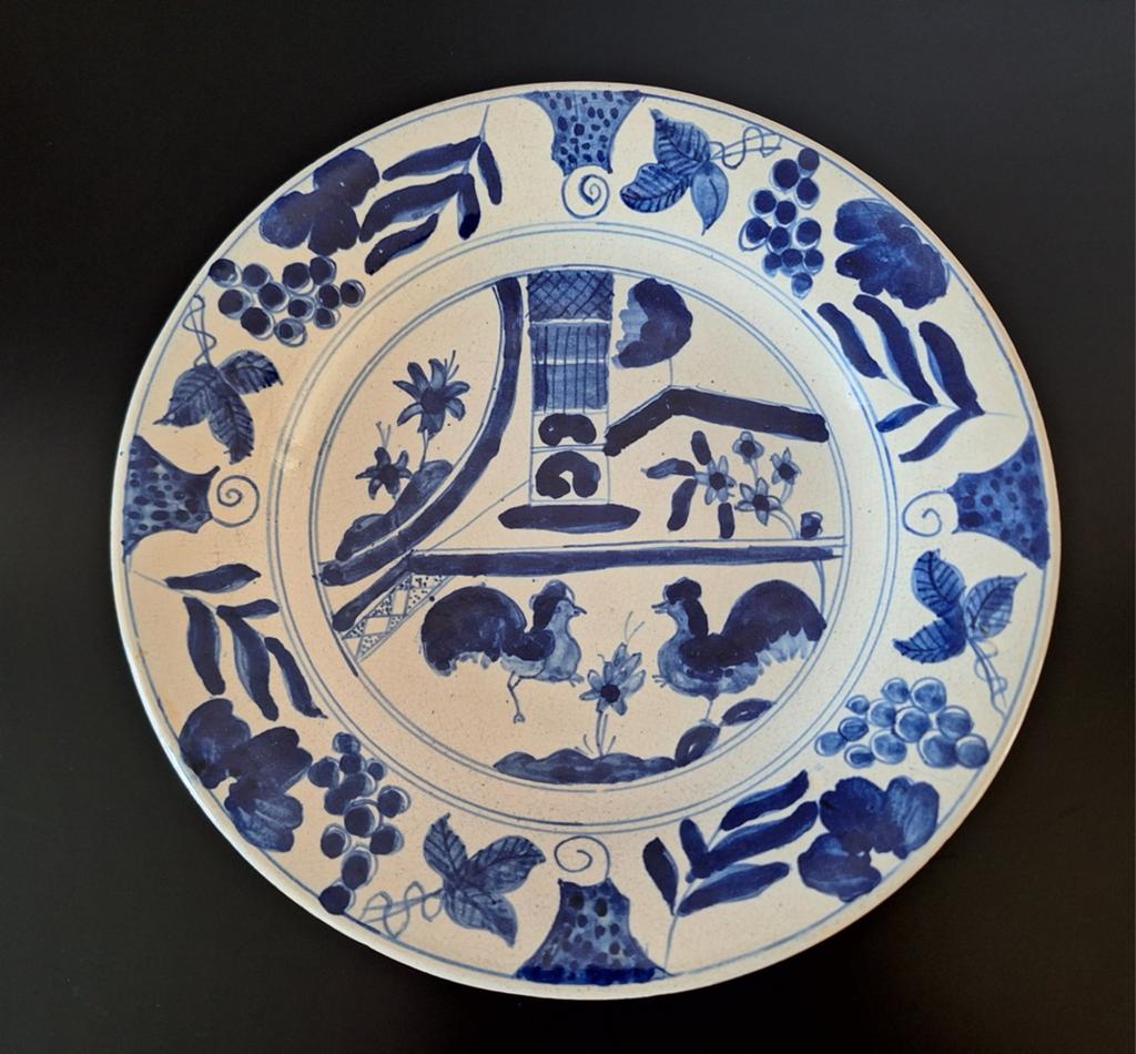 Antiek Delfts Blauw bord, Antiek en Kunst, Ophalen of Verzenden