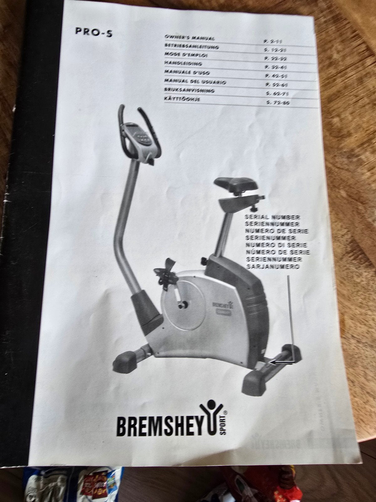 Hometrainer Bremshey Sport Cardio PRO S - Goed werkend, Ophalen, Gebruikt, Metaal, Benen
