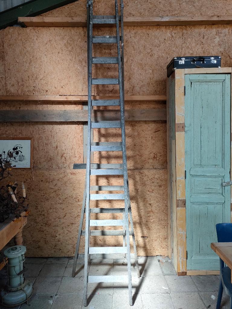 Brocante decoratieve ladder 3.5 meter lang!, Antiek en Kunst, Ophalen