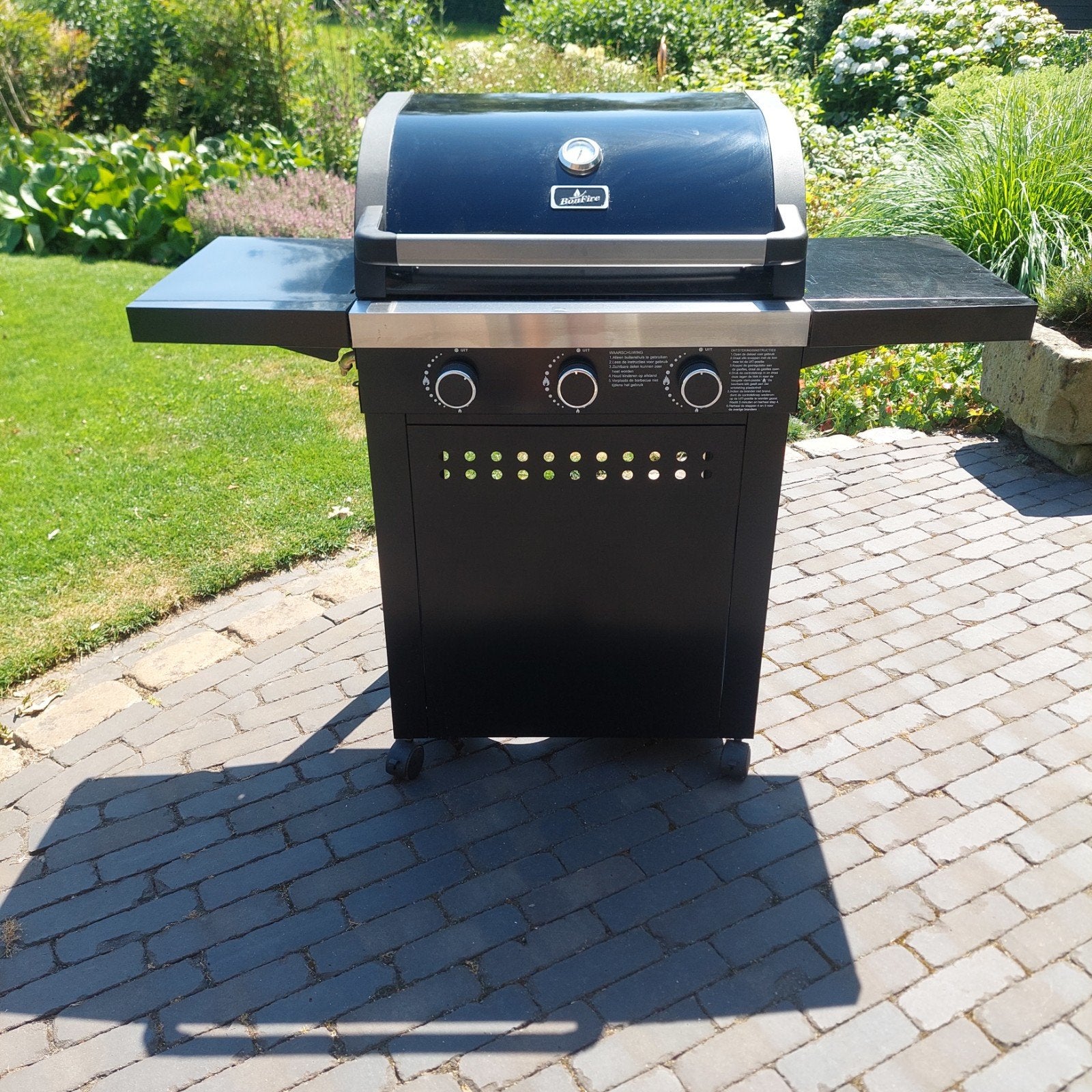Bonfire gasbarbecue met 3 branders, Ophalen, Gebruikt, Bonfire