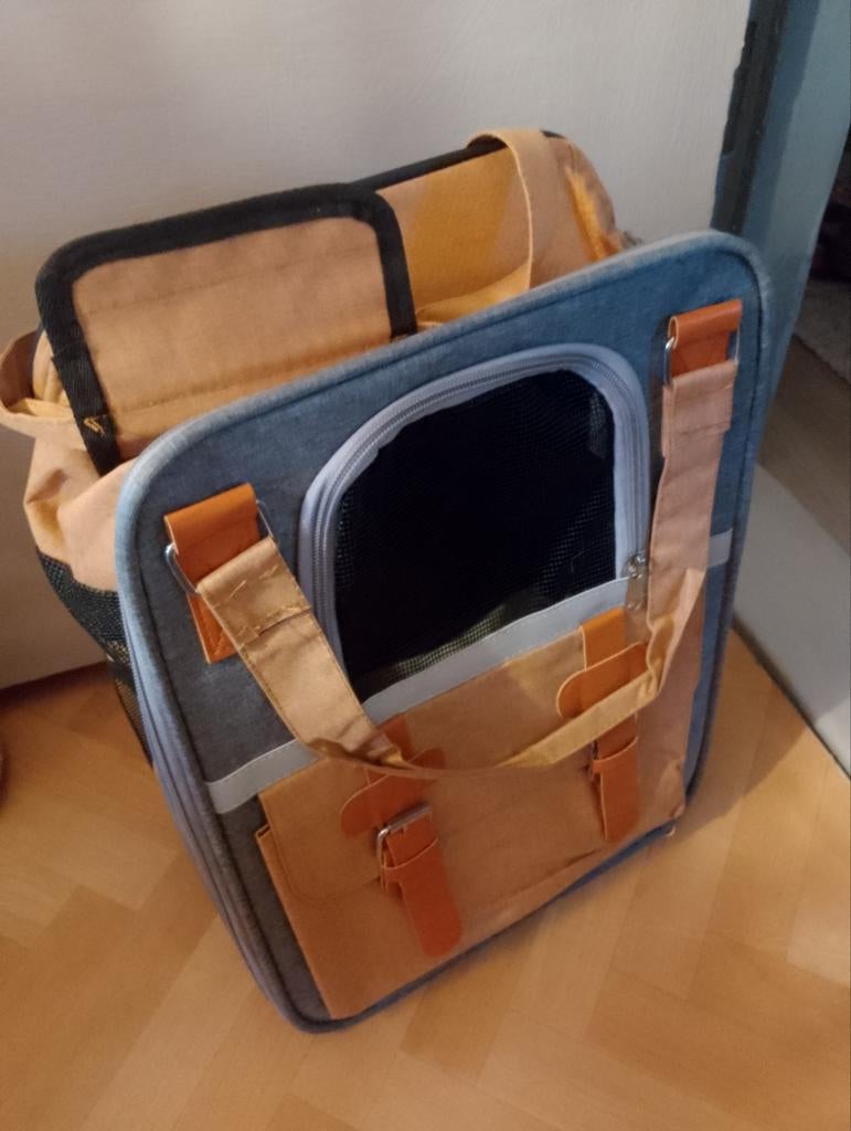 Rugtas voor kleine hond/kat - Nieuw!, Ophalen of Verzenden, Nieuw, Pluche