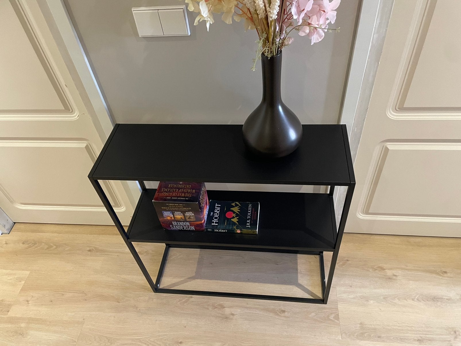 Virum side table - zwart, Huis en Inrichting, Ophalen, 50 tot 100 cm, Zo goed als nieuw, 25 tot 50 cm