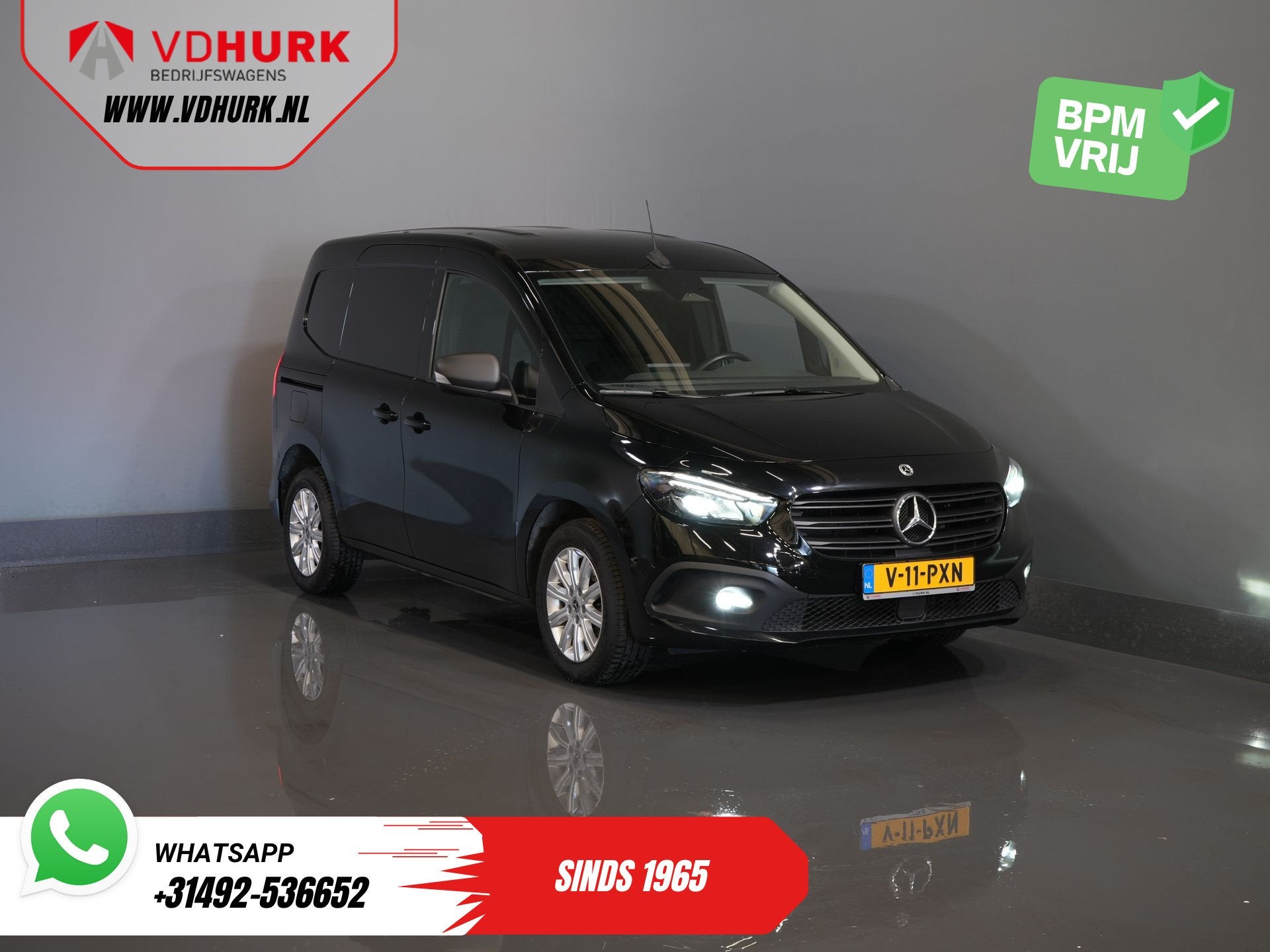 Mercedes-Benz Citan 112 CDI Aut. LED/ Stoelverw/ Keyless/ Ca, Auto's, Bestelauto's, Stof, Gebruikt, 4 cilinders, 1618 kg