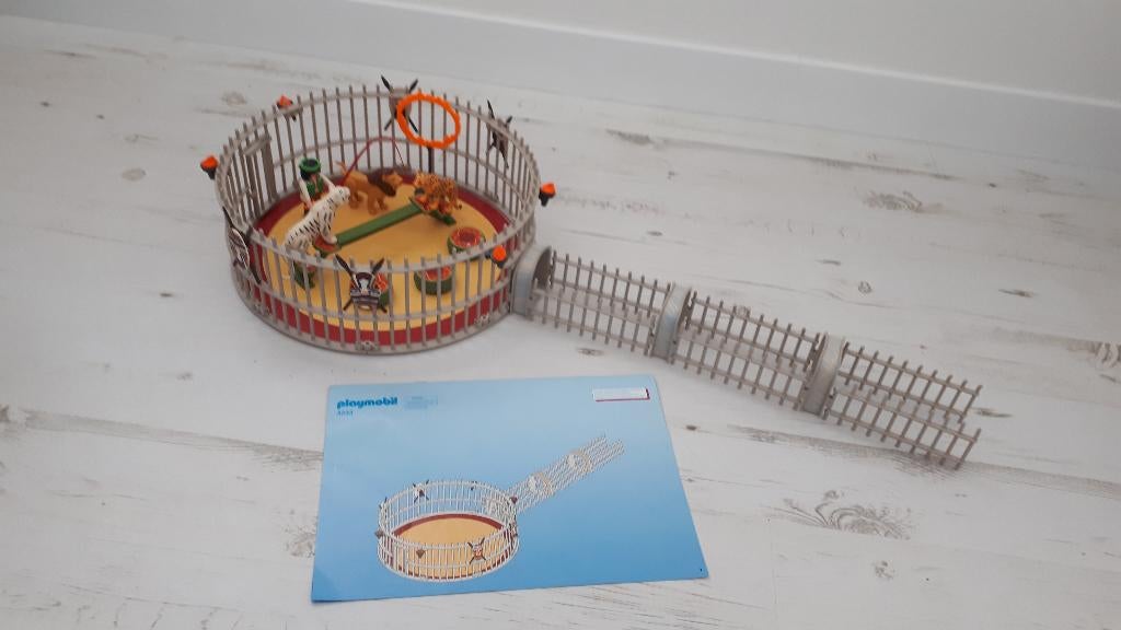 Playmobil Roofdierenset circus (4233), compleet, Ophalen of Verzenden, Zo goed als nieuw