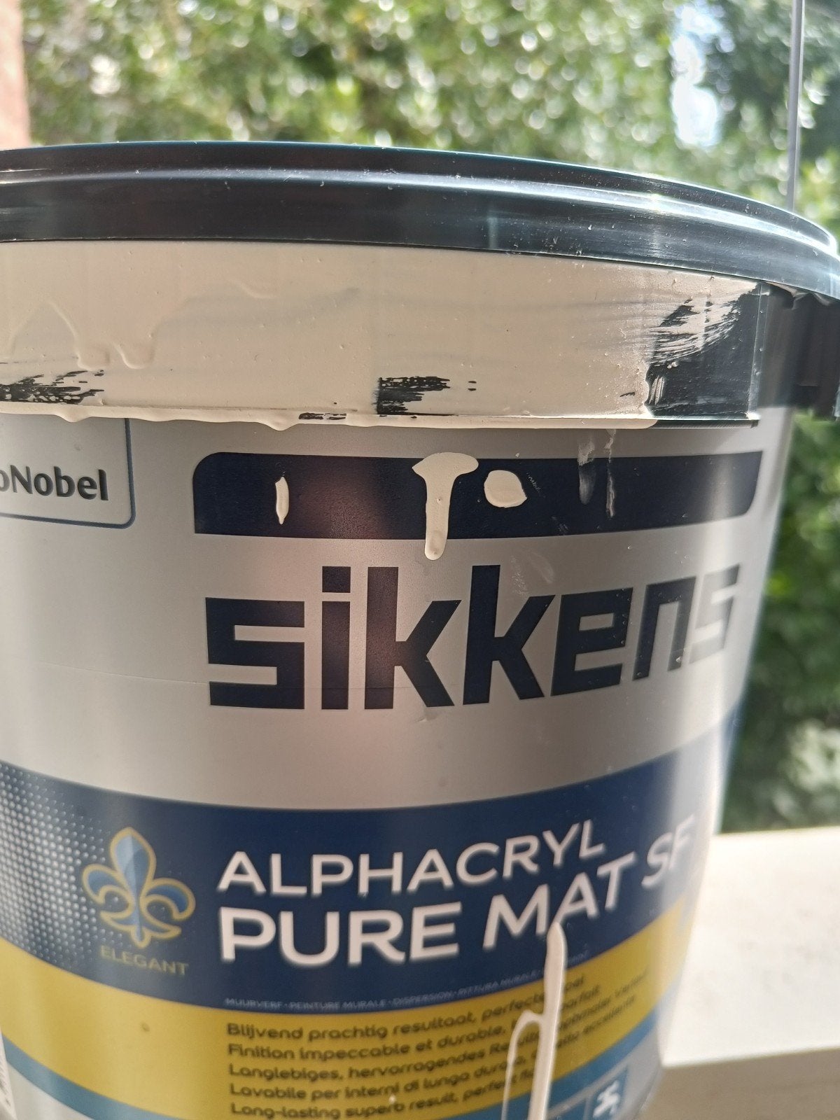 Sikkens Alphacryl Pure Mat SF - 3.5 Liter, 5 tot 10 liter, Beige, Nieuw, Ophalen of Verzenden