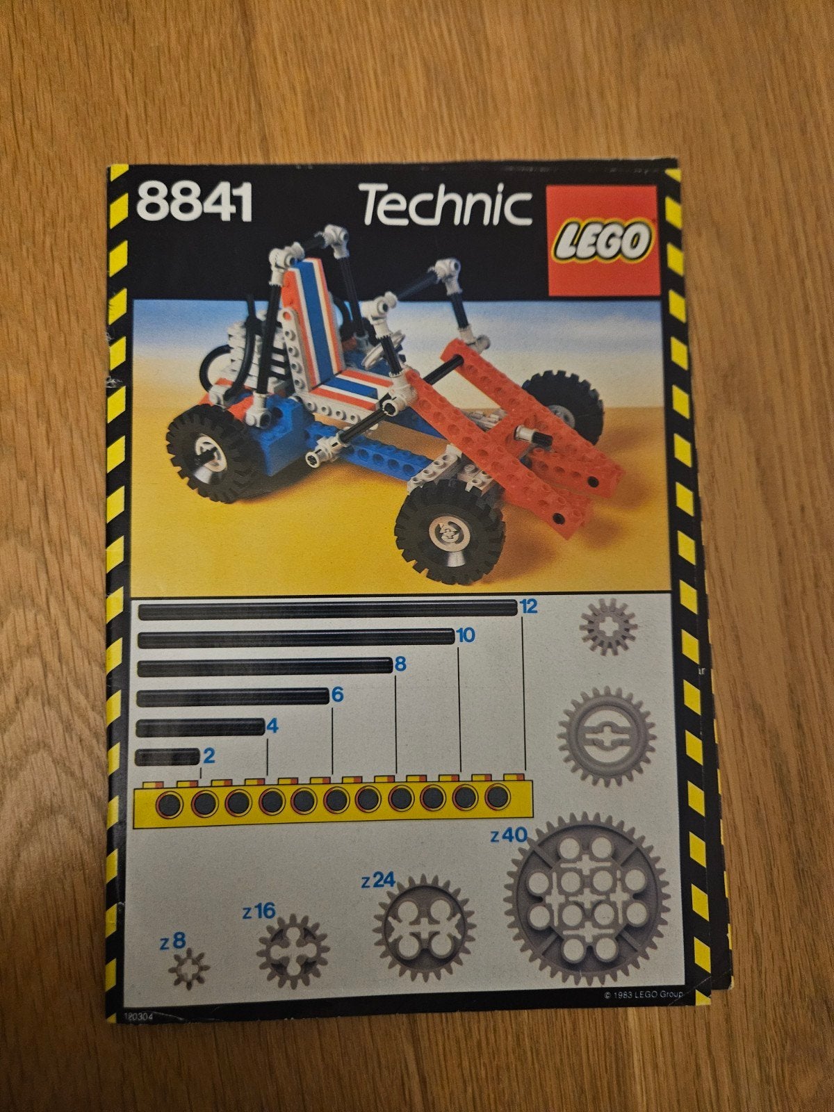 Vintage LEGO Technic 8841 - Compleet met boekje, Gebruikt, Lego, Inclusief instructies, Ophalen of Verzenden