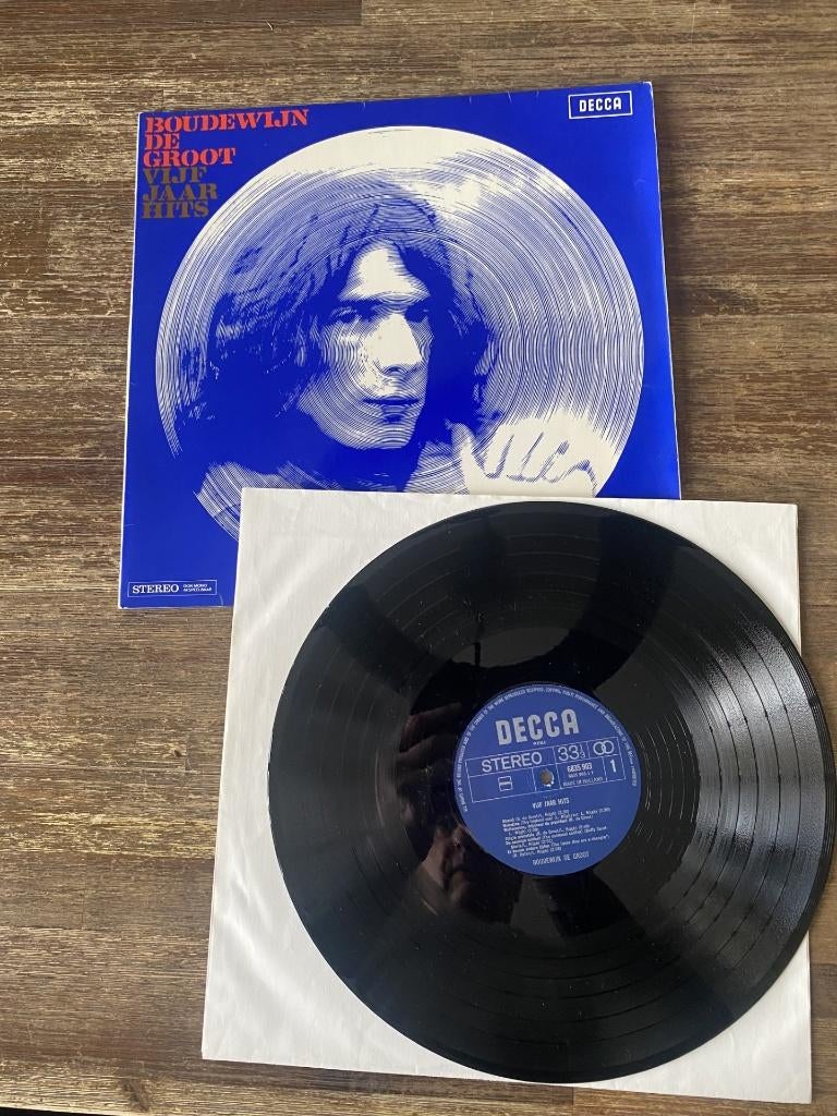 Boudewijn De Groot – Vijf Jaar Hits, Cd's en Dvd's, Ophalen of Verzenden, Zo goed als nieuw, 12 inch, Pop