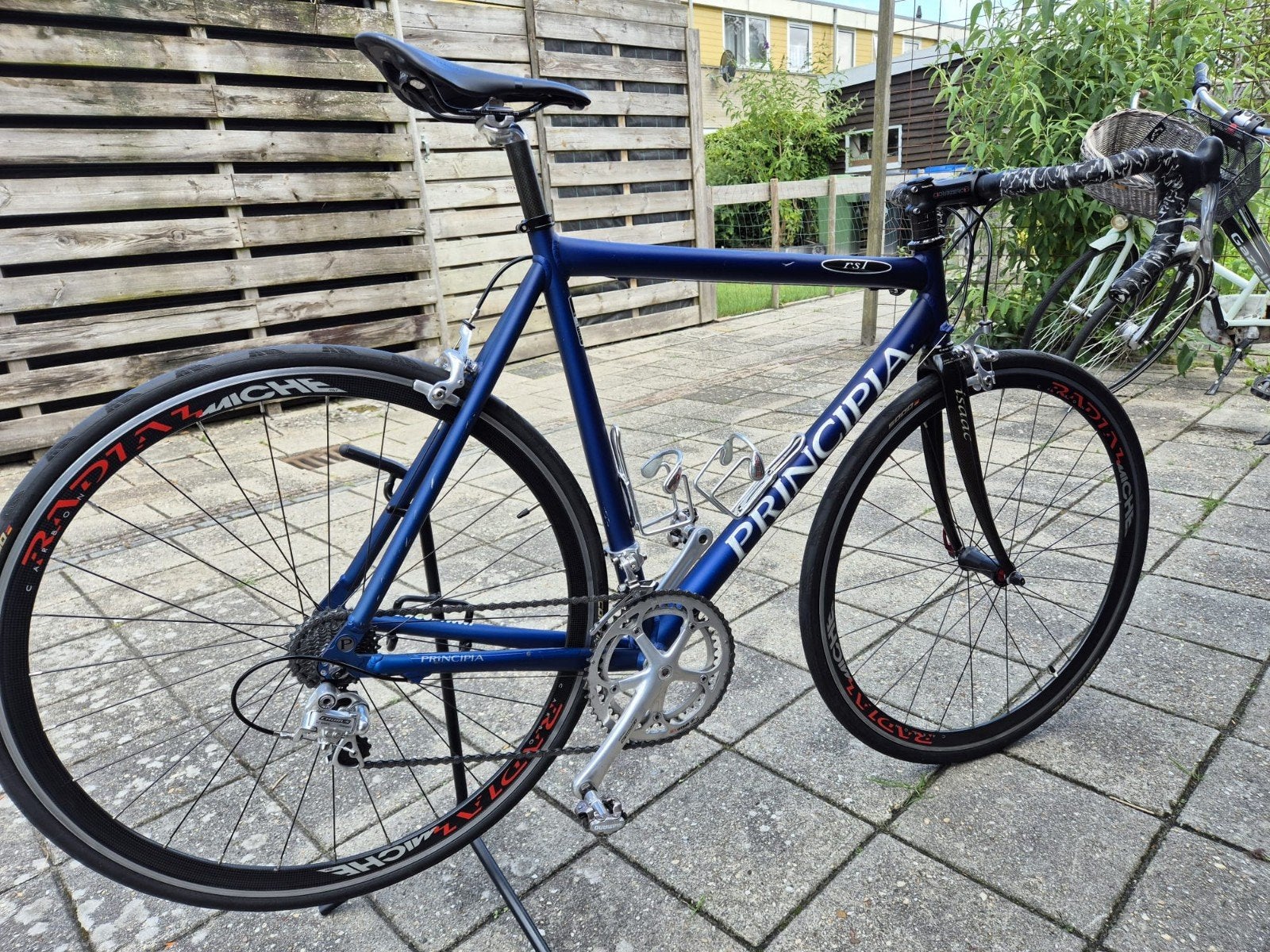 Racefiets Principia, blauw, aluminium frame, Fietsen en Brommers, 28 inch, Gebruikt, Aluminium, 15 tot 20 versnellingen