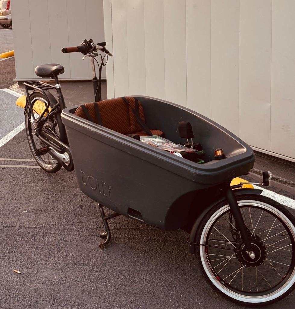 Dolly Bakfiets - Goed onderhouden met accessoires, Gebruikt, Elektrisch, 2 kinderen, Ophalen