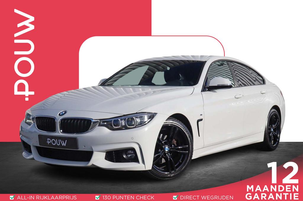 BMW 4-serie Gran Coupé 418i 136pk AUT High Executive | M Sp, Auto's, BMW, Automaat, 12 maanden, Gebruikt, Wit