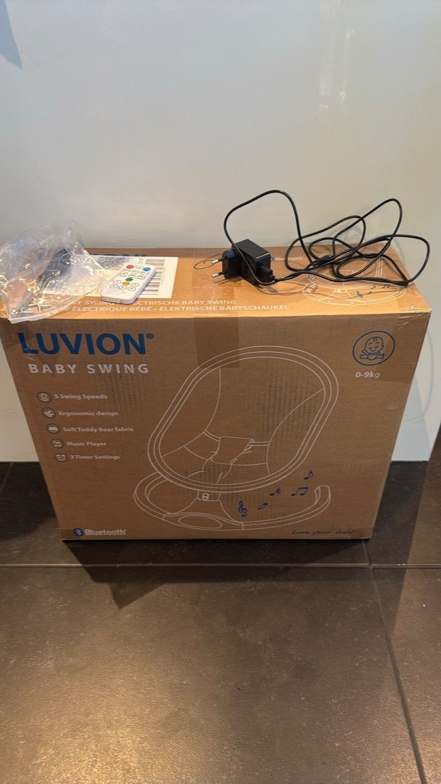 Luvion Baby Swing - Elektrische Baby Schommelstoel, Ophalen, Nieuw