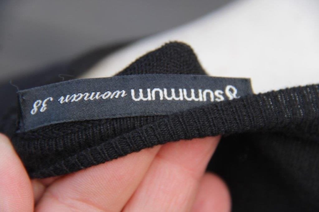 Jurk zwart Summum mt 38 Vaste prijs  OPRUIMING, Maat 38/40 (M), Summum, Zwart, Ophalen of Verzenden
