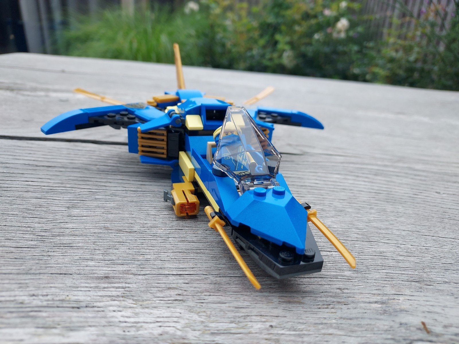 Lego Ninjago 71784 Jays Bliksemstraaljager. Compleet, Lego, Ophalen of Verzenden, Zo goed als nieuw, Compleet