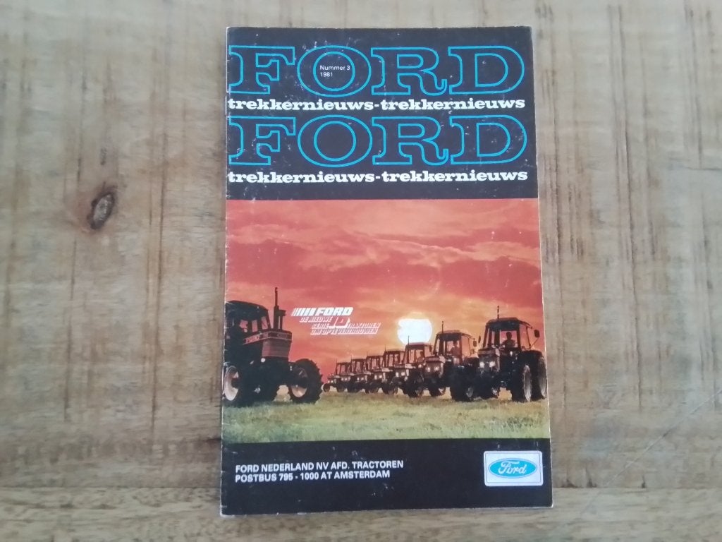 Ford Trekkernieuws  nummer 3, 1981, Gelezen, Ophalen of Verzenden, Ford Nederland, Catalogus