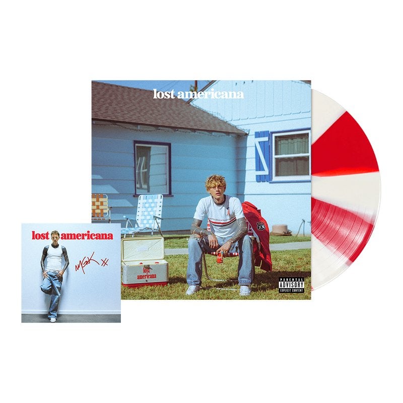 Machine Gun Kelly MGK Lost Americana Signed Swirl Vinyl LP, LP, Rock, Verzenden, Geseald