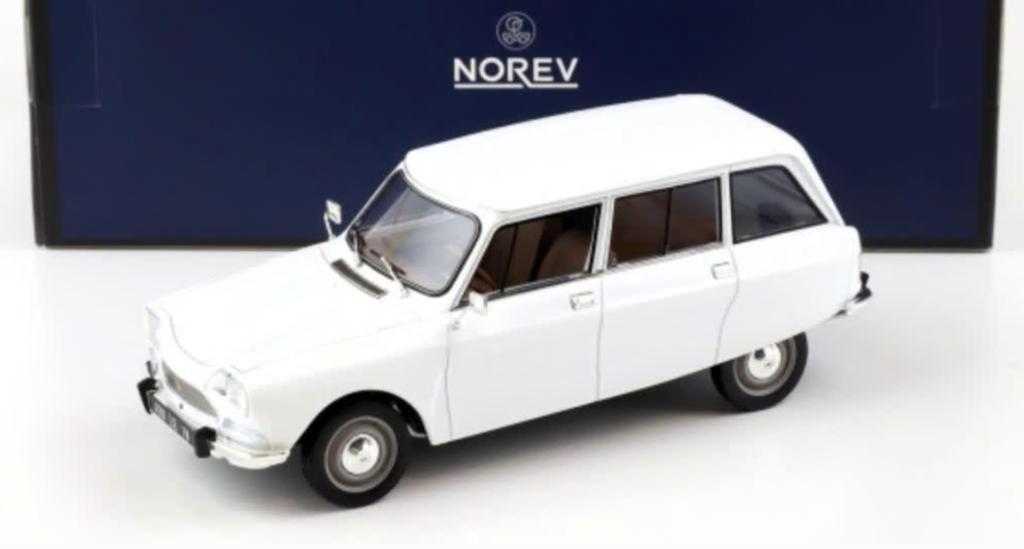 Citroen Ami 8 Break 1975 Wit im.Ed. schaal 1/18 NOREV, Verzenden, Nieuw, Auto, Norev