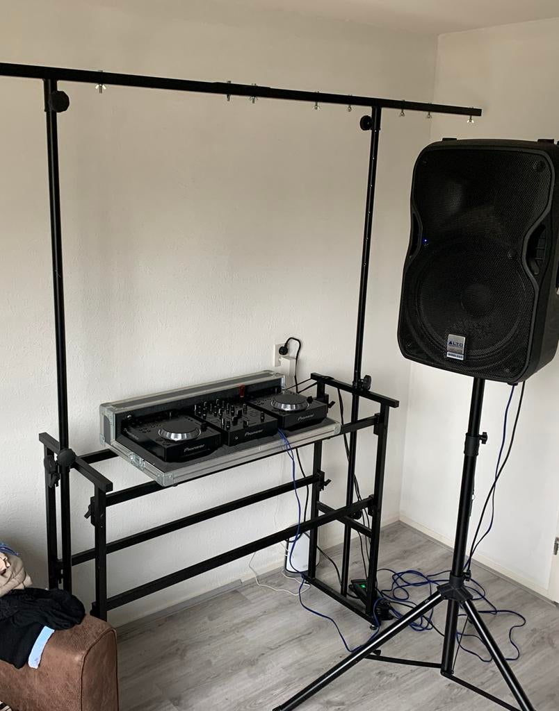 Complete Pioneer DJ set 2x CDJ-350 DJM-350 DJ booth speaker, Muziek en Instrumenten, Dj-sets en Draaitafels, Ophalen, Gebruikt