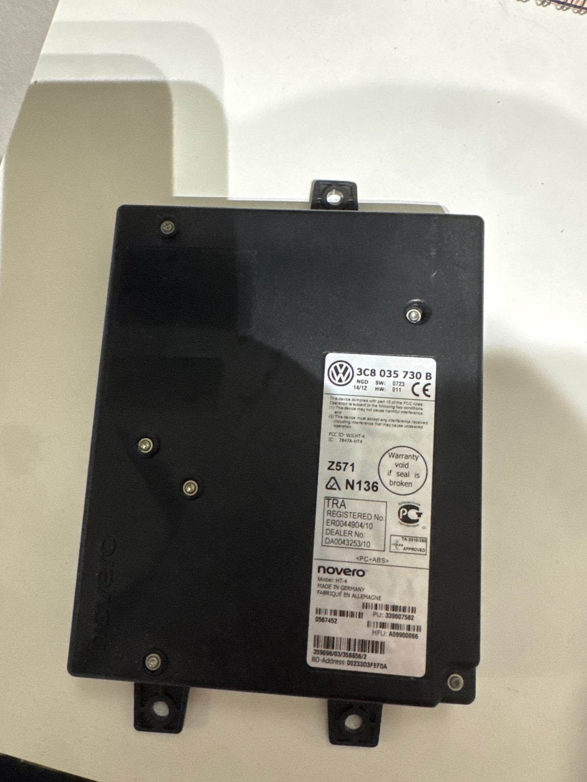 3C8 035 730 B Bluetooth Module VW Audi Skoda, Ophalen of Verzenden, Gebruikt, Volkswagen