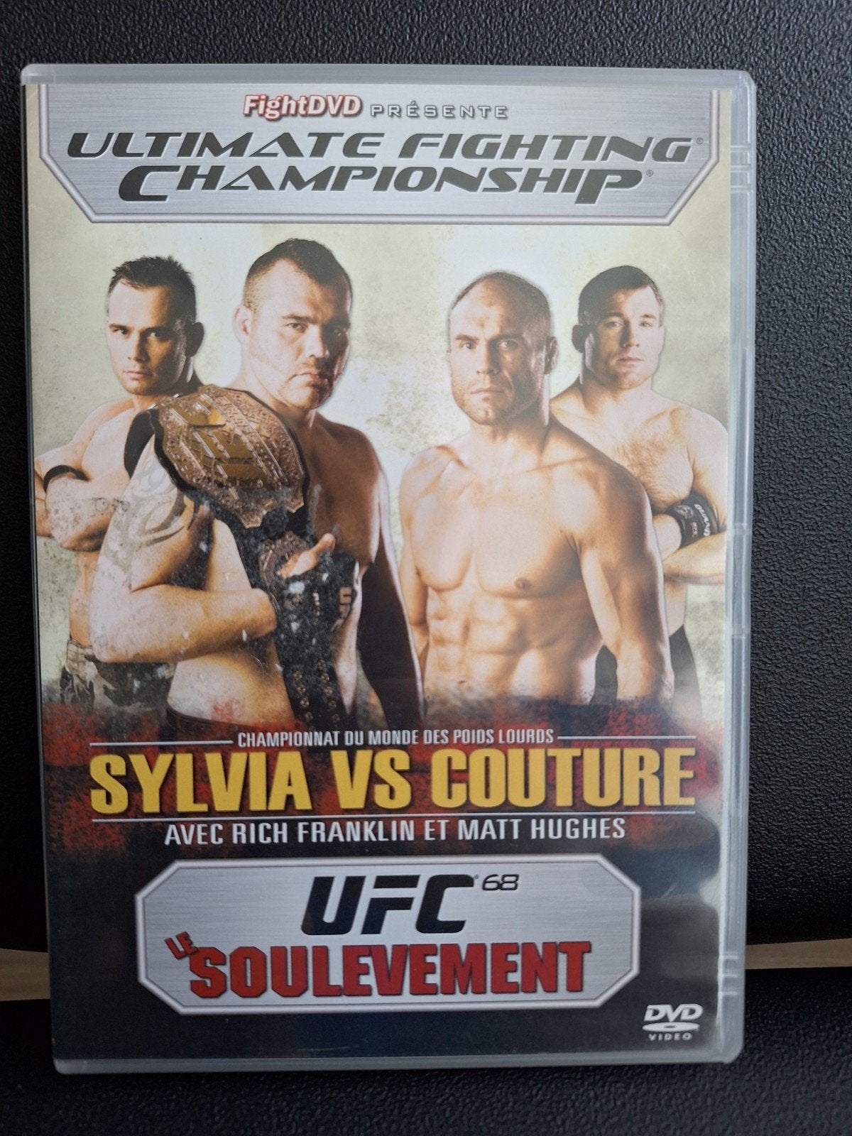 DVD UFC 68: Sylvia vs Couture FRANSTALIG, Gebruikt, Vanaf 16 jaar, Vechtsport, Overige typen
