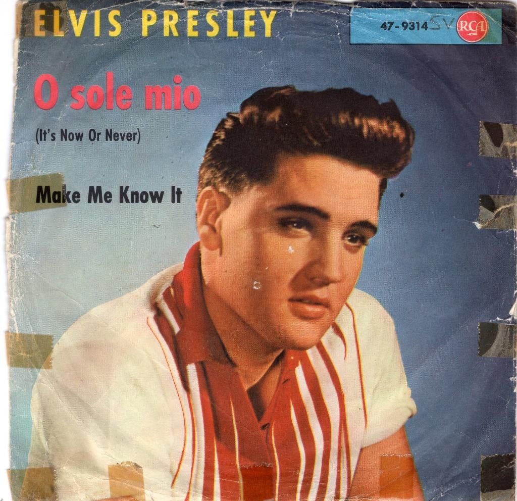 ELVIS PRESLEY  - O sole mio, Gebruikt, 7 inch, Single, Pop