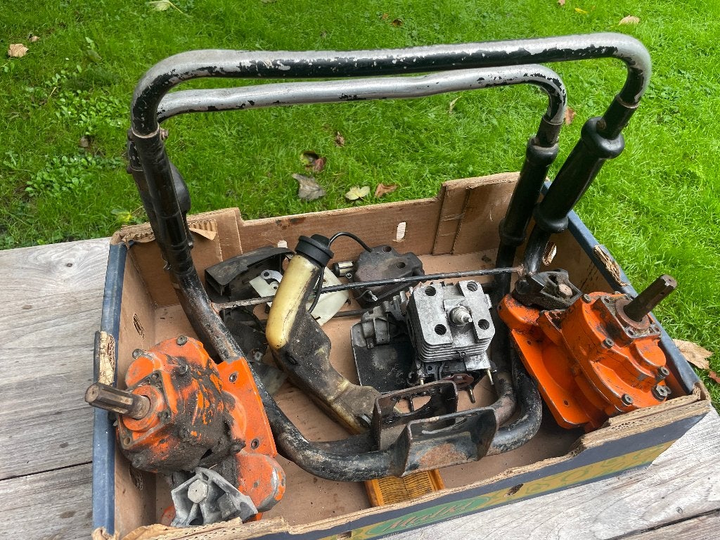 Partij Stihl BT 120 121 Grondboor onderdelen, Ophalen of Verzenden, Gebruikt, Grondboor, Stihl