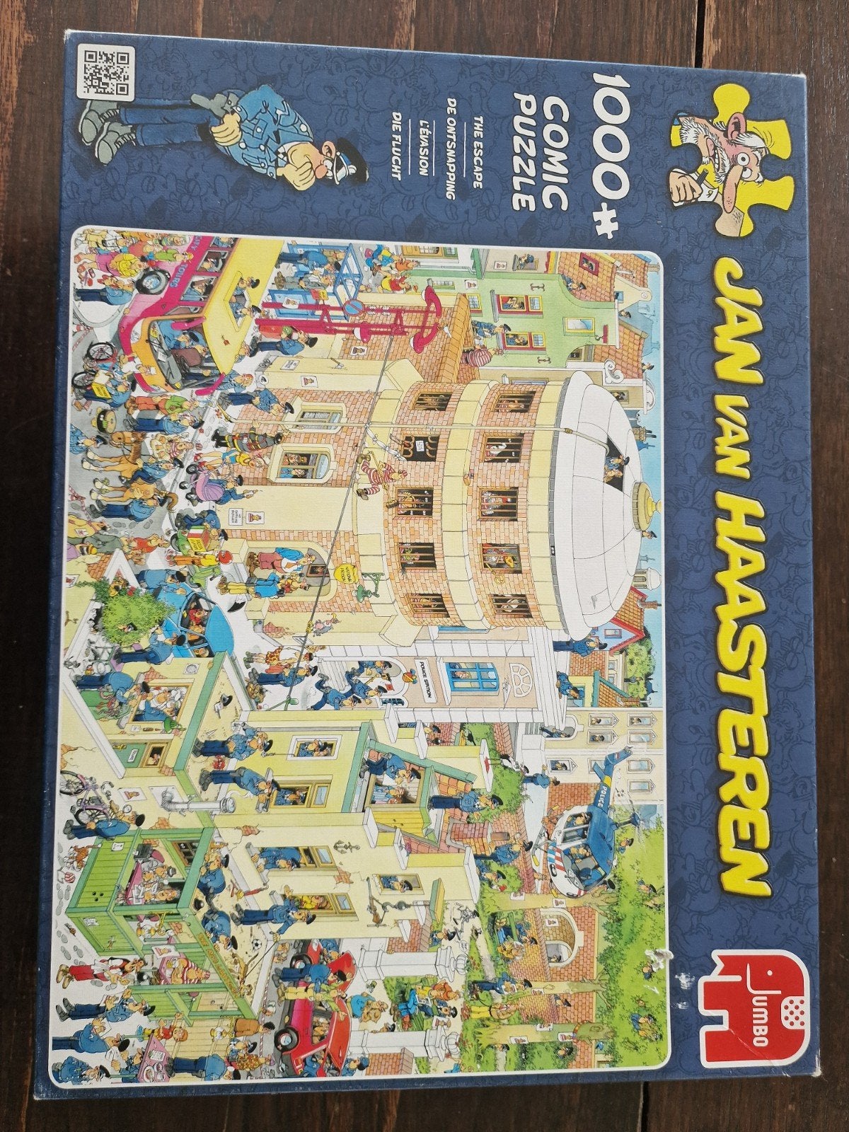 Jan van Haasteren 1000 stukjes - De Ontsnapping, Ophalen of Verzenden, 500 t/m 1500 stukjes, Zo goed als nieuw, Legpuzzel