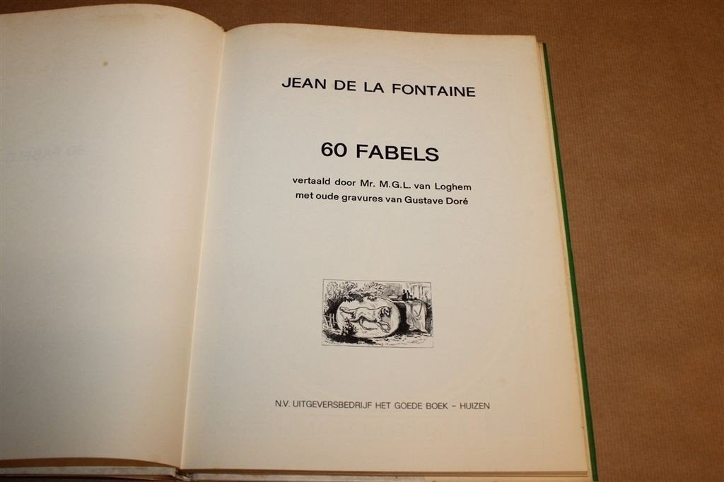 60 Fabels — La Fontaine met Gravures van Doré, Boeken, Sprookjes en Fabels, Ophalen of Verzenden, Gelezen