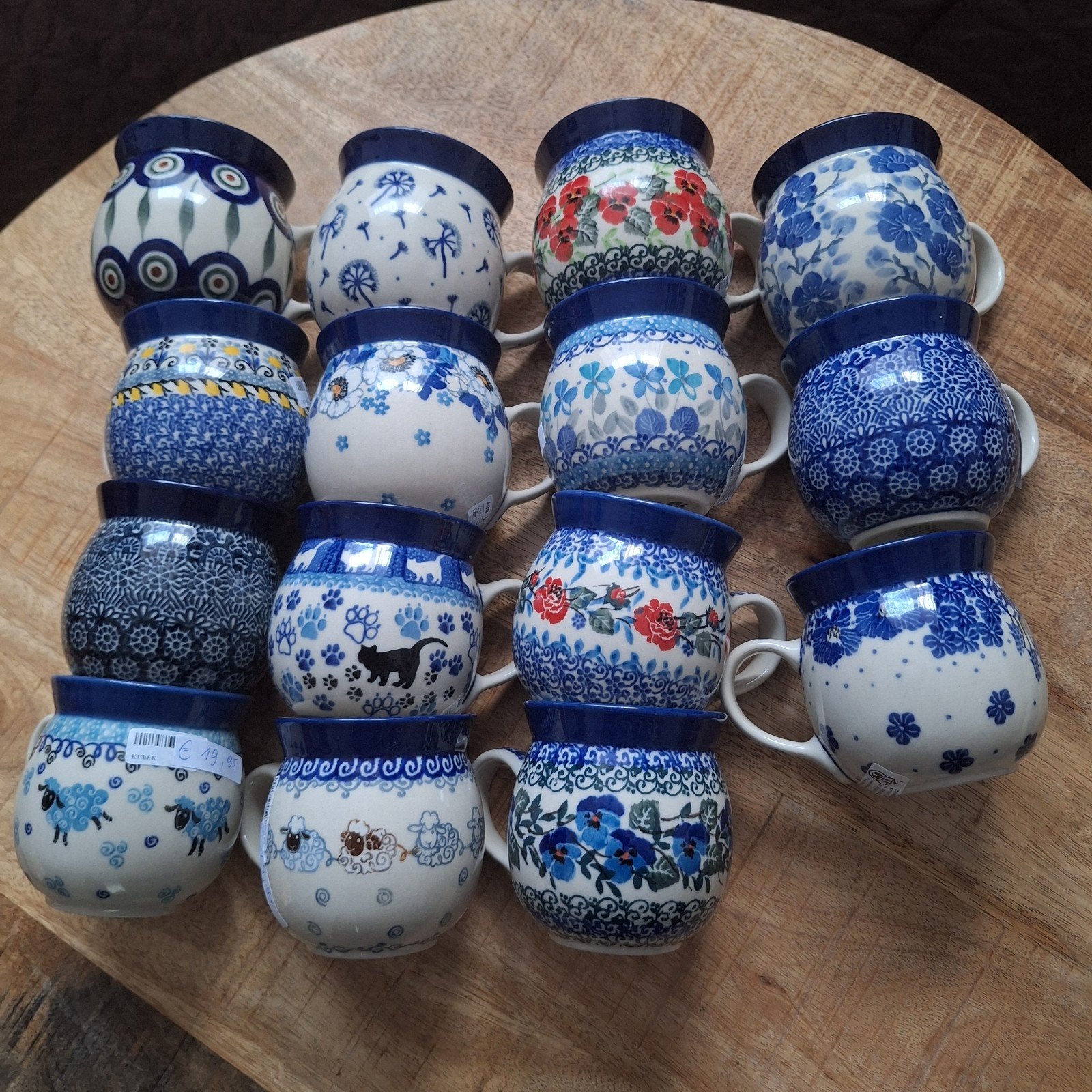 Diverse boerenmok 240ml Bunzlau Castle Pools keramiek-nieuw, Overige merken, Keramiek, Nieuw, Ophalen of Verzenden