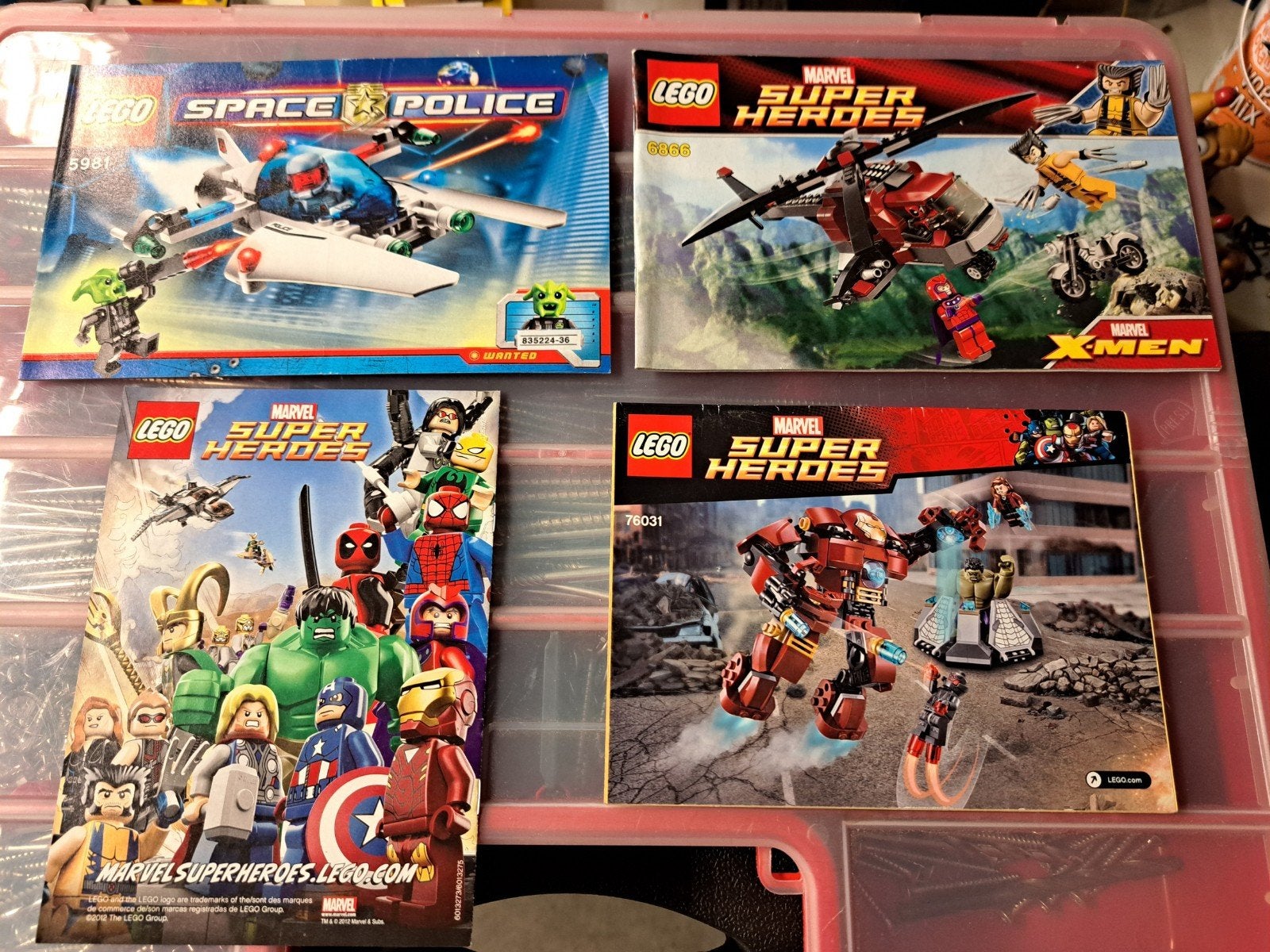 35 lego bouwtekening en veel geplastificeerd bouwtekening, Gebruikt, Lego, Accessoire, Ophalen of Verzenden
