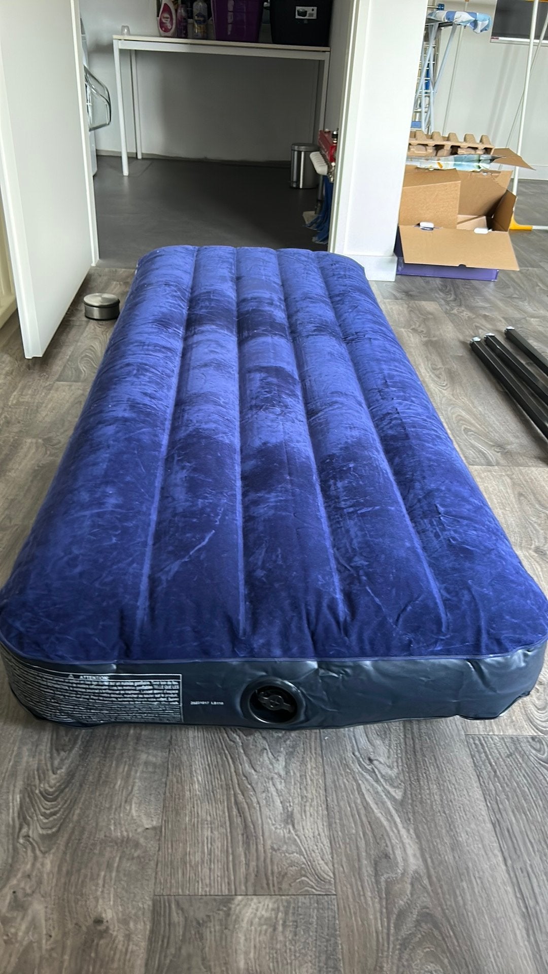 Intex 1 persoons luchtbed, Ophalen