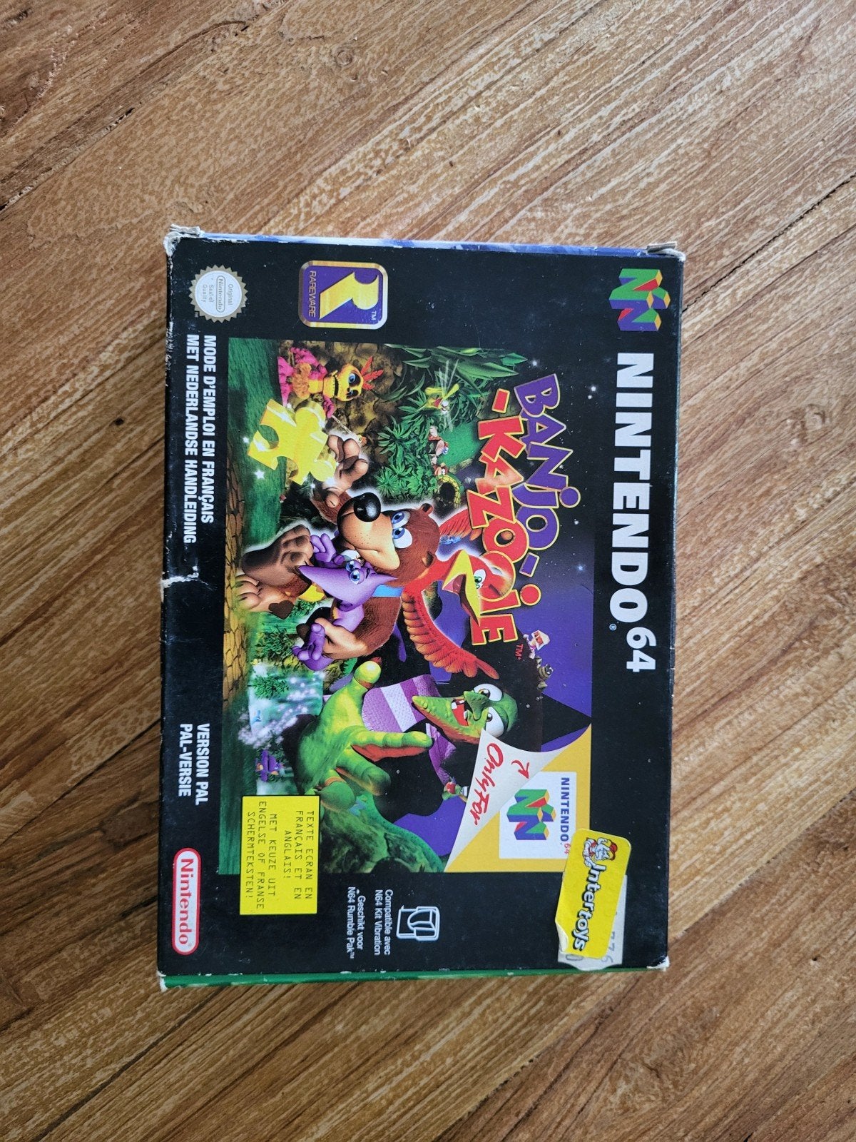 Banjo-Kazooie N64 - Compleet met doos en handleiding, Gebruikt, 1 speler, Ophalen of Verzenden, Vanaf 3 jaar