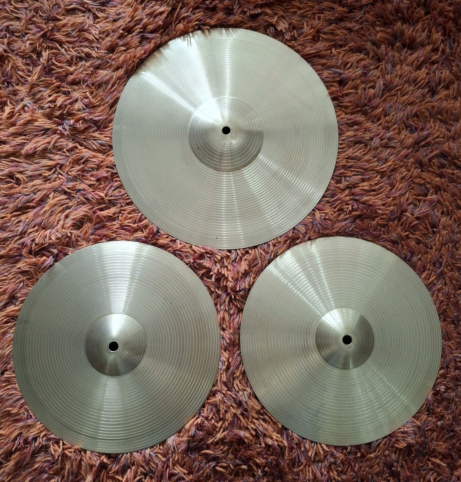 Bekkenset drumstel cymbal set bekkens cymbals crash en hihat, Muziek en Instrumenten, Gebruikt, ., Drums of Percussie, Ophalen of Verzenden