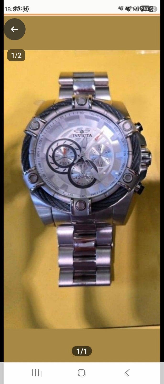Invicta & Guess Horloges: Nieuw & Stijlvol Duo, Staal, Staal, Polshorloge, Nieuw