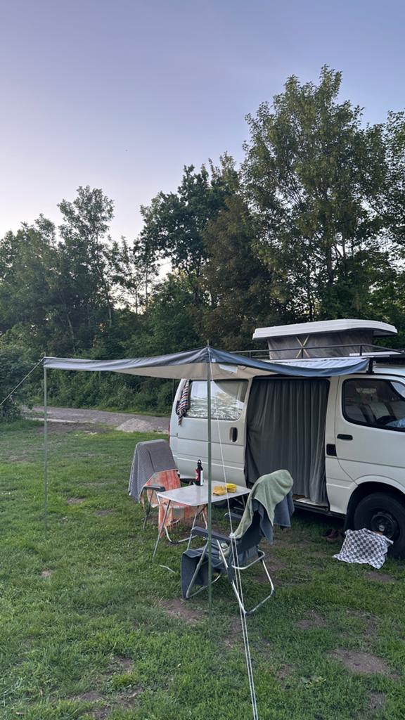 Obelink Sunny busluifel inclusief peesrail, Caravans en Kamperen, Camper-accessoires, Ophalen of Verzenden, Zo goed als nieuw