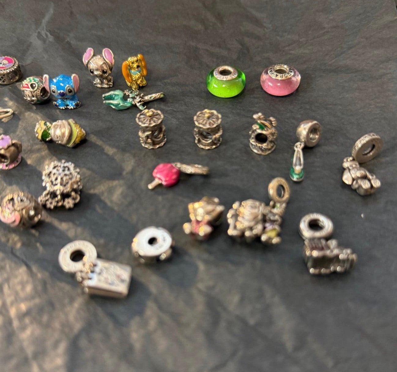 Diverse originele Pandora bedels, Sieraden, Tassen en Uiterlijk, Gebruikt, Pandora, Ophalen of Verzenden, 4 bedels of meer