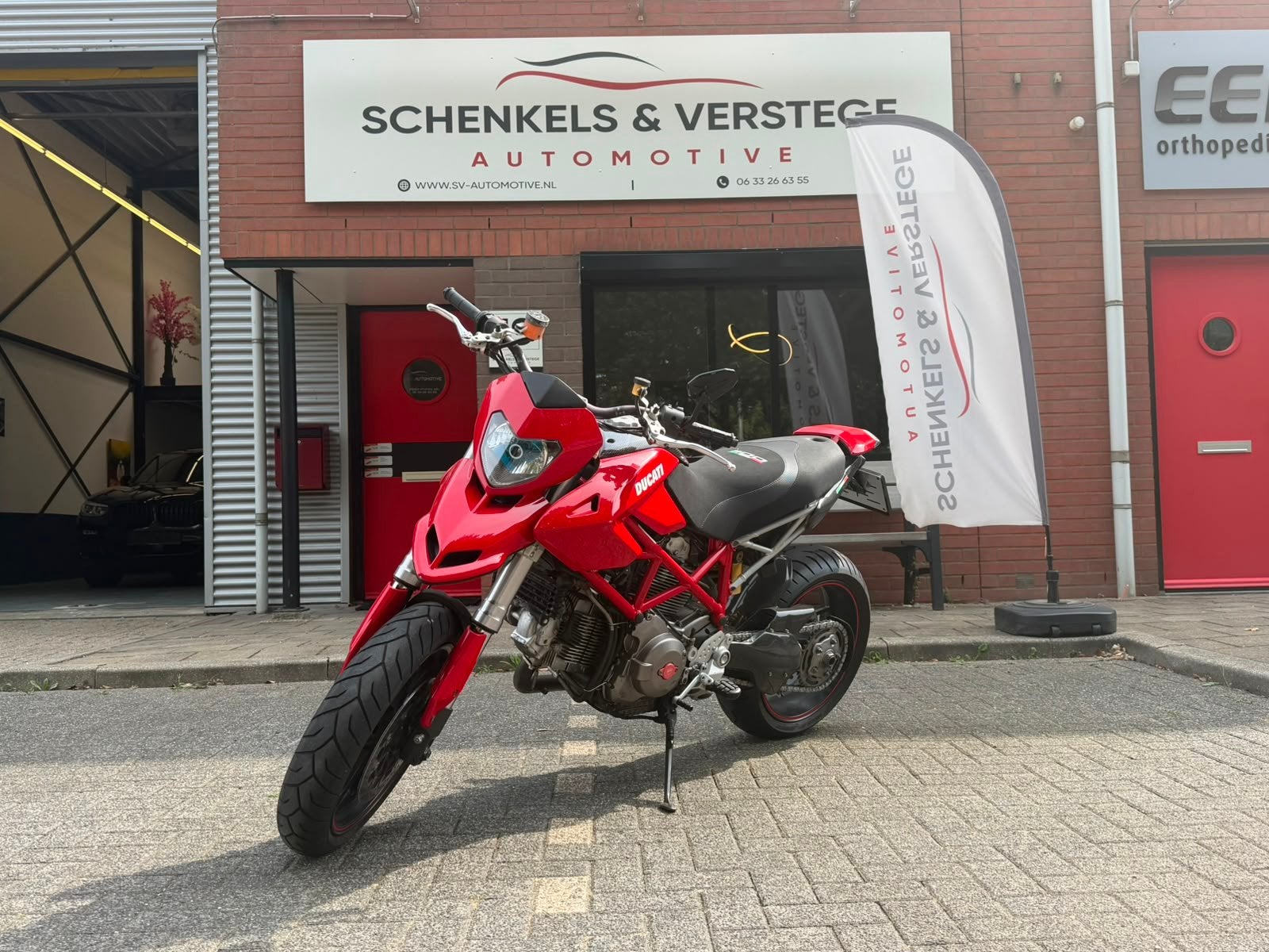 Ducati Hypermotard 1100 / NW koppeling / SC-Project Uitlaat, Info@sv-automotive.nl, 1078 cc, Bedrijf, Meer dan 35 kW