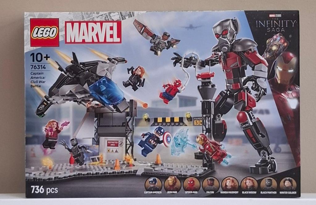 Lego 76314 MARVEL CAPTAIN AMERICA NIEUW, Ophalen of Verzenden, Nieuw