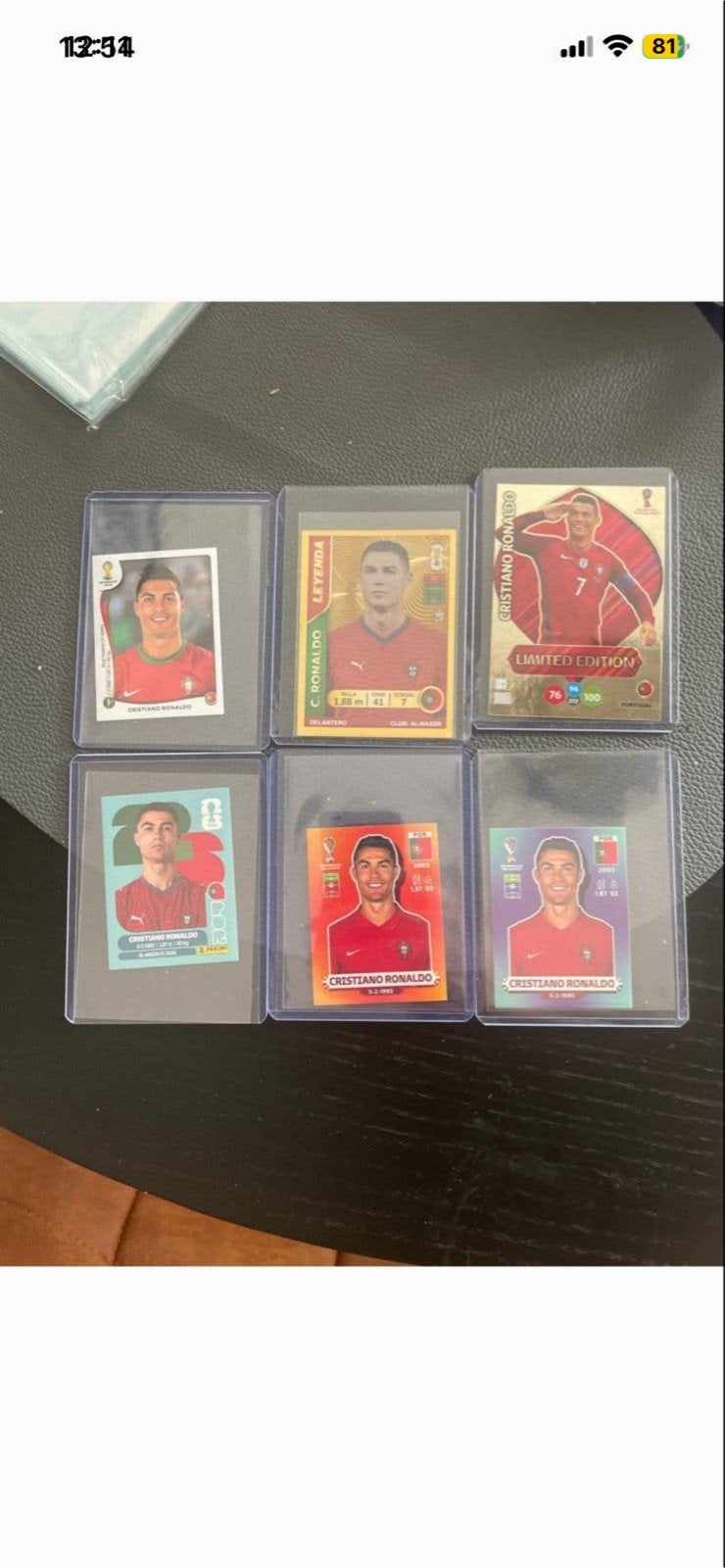 Cristiano Ronaldo Voetbalplaatjes Collectie, Ophalen of Verzenden, Zo goed als nieuw, Buitenlandse clubs, Spelerskaart