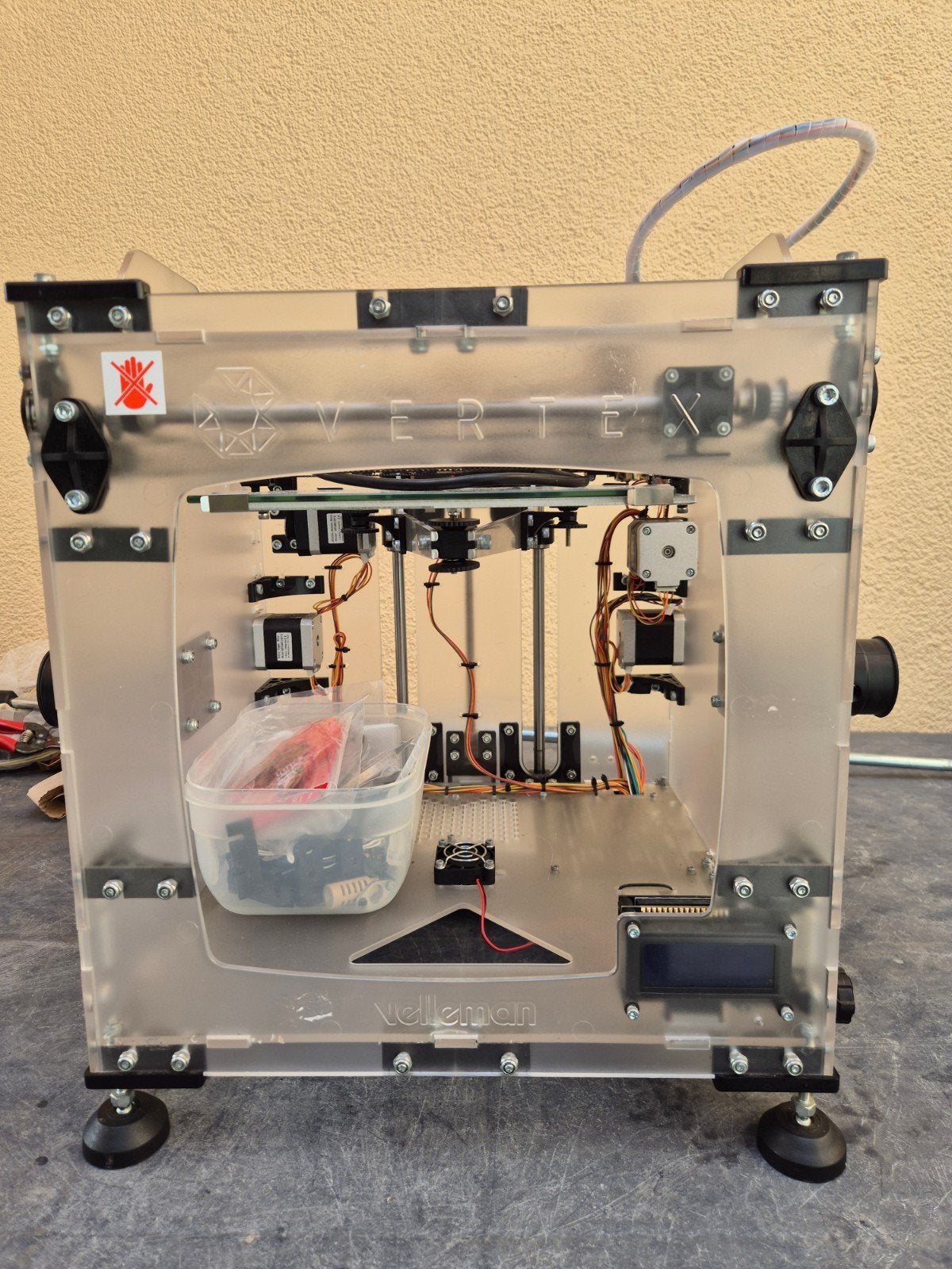 Velleman Vertex 3D-printer (DIY Kit), Computers en Software, 3D Printers, Gebruikt, Velleman, Ophalen of Verzenden, Filament