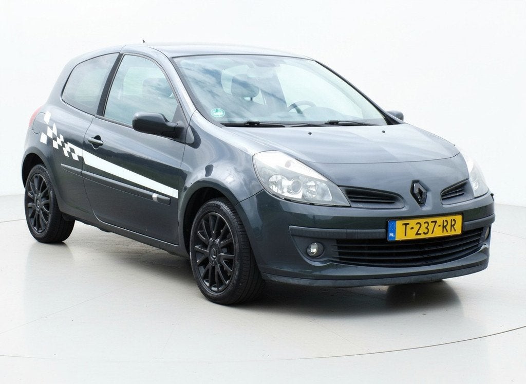 Renault Clio 1.6-16V Team Spirit|Airco|Carplay|D.riem VV, Voorwielaandrijving, Gebruikt, 4 cilinders, Grijs