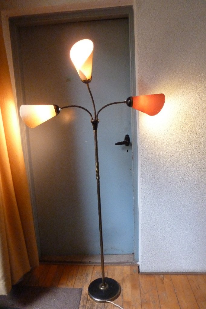 VLOERLAMP,FIFTIES,SIXTIES,ROCKABILLY,MID-CENTURY,VINTAGE, Huis en Inrichting, Gebruikt, Textiel, FIFTIES,SIXTIES,ROCKABILLY,MID-CENTURY