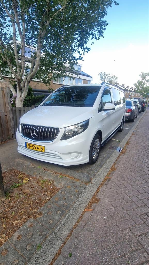 Mercedes-Benz Vito Tourer 114BlueTEC XL 136pk 7G-TRONIC Plus, Auto's, 136 pk, 2000 kg, Wit, Origineel Nederlands