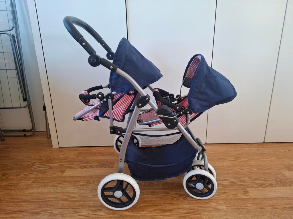 Tweeling poppenwagen, Kinderen en Baby's, Kinderwagens en Combinaties, Ophalen, Overige merken
