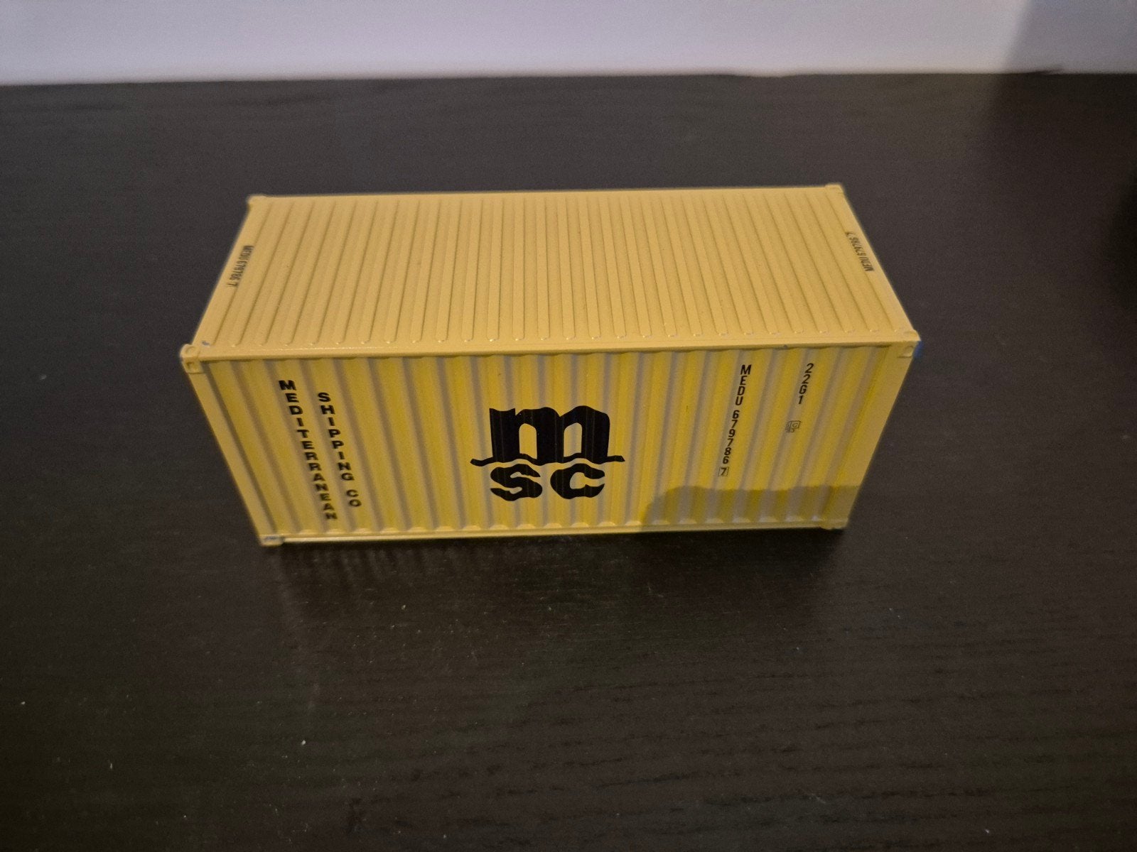 Tekno 20ft MSC container, Verzenden, Zo goed als nieuw, Bus of Vrachtwagen, Tekno